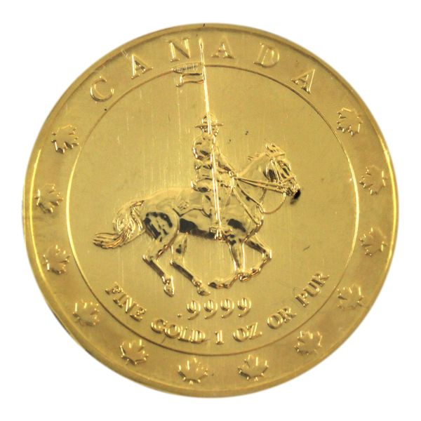 1997 Gold $50 1oz. Limited Edition RCMP Commemorative Coin in RCM Packaging. (Tax Exempt)