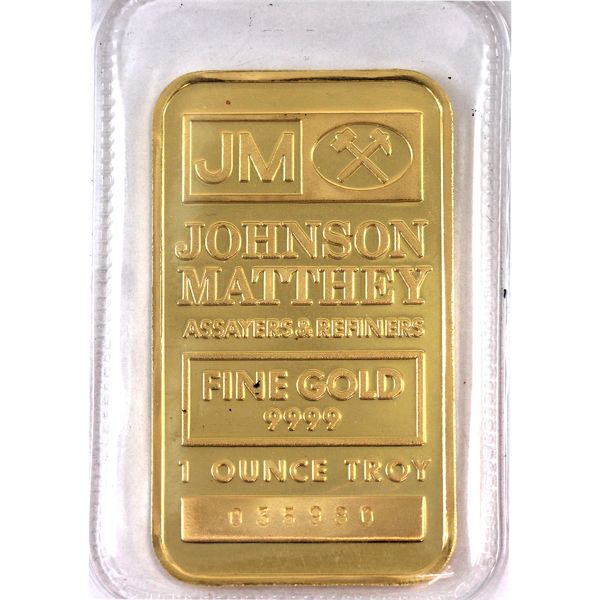 1oz Gold Johnson Matthey-TD Bank .9999 Gold Bar SN: 035980, Sealed (Tax Exempt)