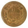 Image 3 : USA Gold 1854 Dollar Type 2, Small Indian Princess Head, ICCS EF40
