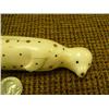 Image 4 : Alaska Native carved Ivory spotted seal 5.5" long (33)