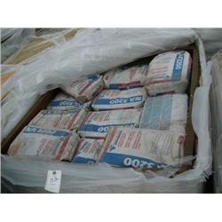 Sanded grout - approx. 36 bags Ivory, 40 bags camel (123)