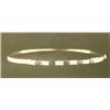 Image 1 : Sapphire and diamond bracelet, 14 K yellow gold, sapphire round, faceted, approx. 1 carat, clarity s
