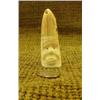 Image 1 : Carved ivory face 3" signed - unreadable (33)