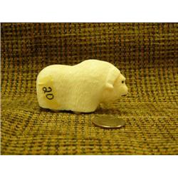 Musk ox by George Protack from Nome, AK 1.5" tall 3" length (33)