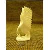 Image 2 : Alaska Native made by Fred Pushruk of Ivory swan feeding her babies 5" (33)