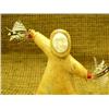 Image 4 : Alaska Native dancer with feathers made of bone 4" tall Imported (33)