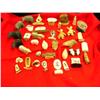 Image 1 : Lot of 37: various ivory and bone pieces - approx. retail value of lot $2505.00 (33)