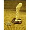 Image 1 : Antler eagle on wood base 3" Imported (33)