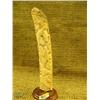 Image 1 : Bone carved with underwater scene of pod of whales 9" tall Imported (33)