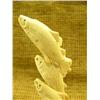Image 4 : School of bone fish on wood base 6" tall Imported (33)