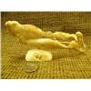 Image 1 : Bone carving on ivory base of a walrus and whales 7" wide signed Imported (33)