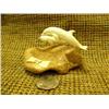 Image 1 : Bone carving of porpoises on bone 2.5" tall Imported - damage to tail on one whale (33)