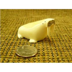 CHOICE on 2 ivory walruses: signed Alouis Abrahms (33)