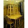 Image 1 : Lot of table, 4 chairs and 3 bar stools: all matching, very nice condition (153)