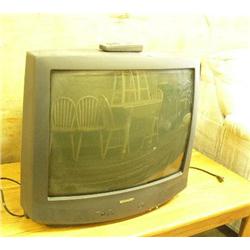 Sharp TV and remote control (153)