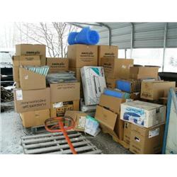 Lot of Air Filters: American Airfilter - Disposable panel filters some re-usable - 9 cases of 20"x20