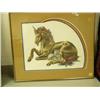 Image 5 : Salvador Daly print signed and numbered 244/300 and double matted and framed print of unicorn by M. 