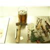 Image 3 : Lot of: antique kitchen items, doll, wood box, lamp, etc. (2)