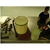 Image 5 : Lot of: antique kitchen items, doll, wood box, lamp, etc. (2)