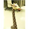 Image 2 : Carved wood giraffe 4' tall (2)