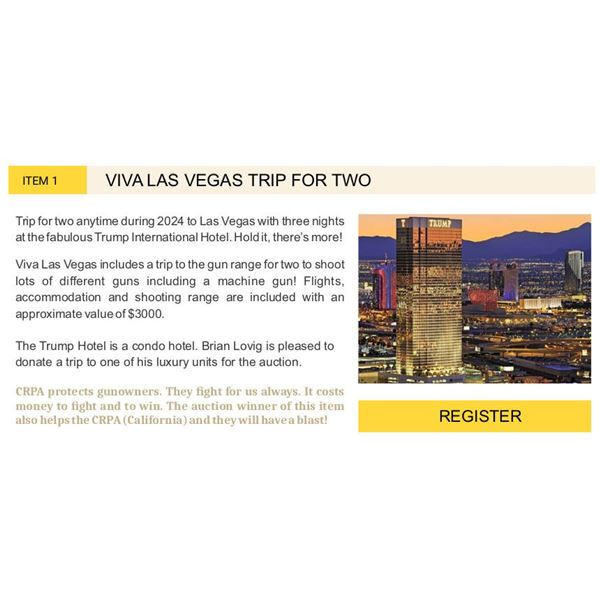 Viva Las Vegas Trip for Two