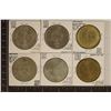 Image 2 : 6-$1 METAL CASINO GAMING TOKENS: HARD ROCK HOTEL,