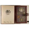 Image 1 : 1984 US PRESTIGE PROOF SET OLYMPIC ORIGINAL US