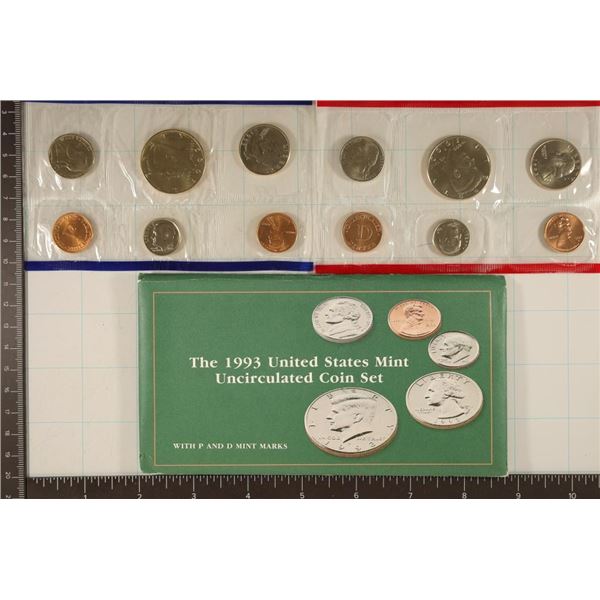 1993 US MINT SET (UNC) P/D (WITH ENVELOPE)