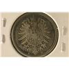 Image 2 : 1876-A GERMAN SILVER 1 MARK .1606 OZ. ASW