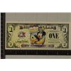 Image 1 : 2009 DISNEY 1 DISNEY DOLLAR CRISP UNC COLORIZED