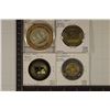 Image 2 : 4 MILITARY 1 1/2" TO 1 3/4" CHALLENGE COINS: