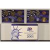Image 1 : 2001 US PROOF SET (WITH BOX)