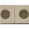 Image 2 : 1942 & 1947 DOMINICAN REPUBLIC SILVER 25 CENTAVOS