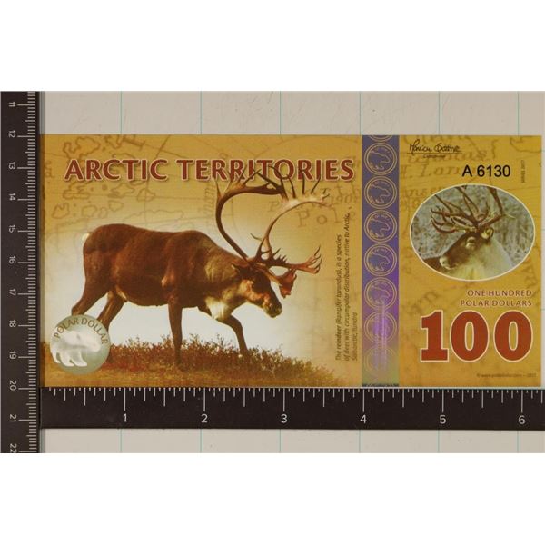 2017 ARCTIC TERRITORIES 100 POLAR DOLLARS CRISP