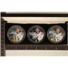Image 1 : 3 COIN COLORIZED IKE BU DOLLARS, APOLLO 11
