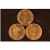 Image 1 : 3 ADULT THEMED 1" METAL FLIPPER TOKENS. OBVERSE