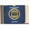 Image 2 : 1 TROY OZ .999 FINE SILVER PROOF ROUND. "JOHN