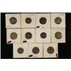 Image 2 : 11 PROOF JEFFERSON NICKELS: 1968-2000 INCLUDES