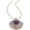 Image 2 : 18.27 ctw Ruby and 1.83 ctw White Sapphire Pendant