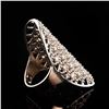 Image 1 : 1.00 ctw SI1 to SI2 CLARITY Diamond 14K White Gold Ring