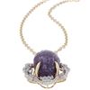 Image 2 : 27.52 ctw Ruby and 2.51 ctw White Sapphire Pendant