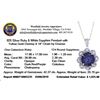 Image 3 : 39.98 ctw Ruby and 2.39 ctw White Sapphire Pendant