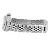 Image 7 : Rolex Ladies Stainless Steel Silver Index Dial Diamond And Emerald Bezel Date Wi