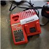 Image 3 : MILWAUKKE FUEL CORDLESS DRILL WITH BATTER AND DUAL 18V/12V CHARGER TESTED WORKING NO TRIGGER BUTTON
