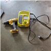 Image 1 : DEWALT DRILL AND RYOBI CHARGER