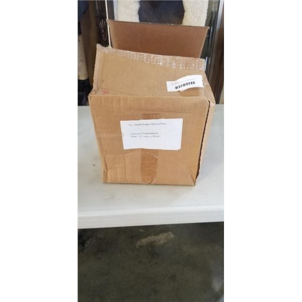 CASE OF EMERGENCY FOOD RATIONS