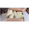 Image 1 : APPROX 300 SIZE MEDIUM YELLOW RUBBER GLOVES