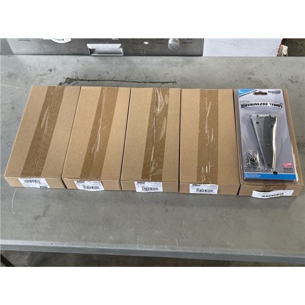 10 NEW STAINLESS STEEL 6 INCH STRAP HINGES