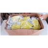 Image 1 : APPROX 300 SIZE SMALL YELLOW RUBBER GLOVES