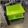 Image 2 : RETAIL SWIVEL DISPLAY RACK AND 2 TIER SHELF UNIT WITH TRIPOD